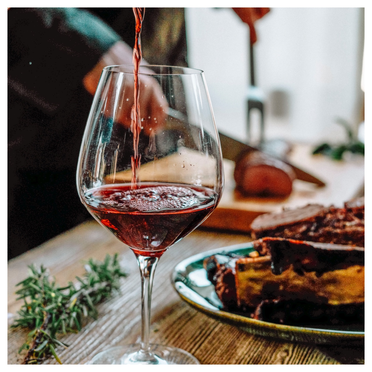Rode wijn in wijnglas best presets