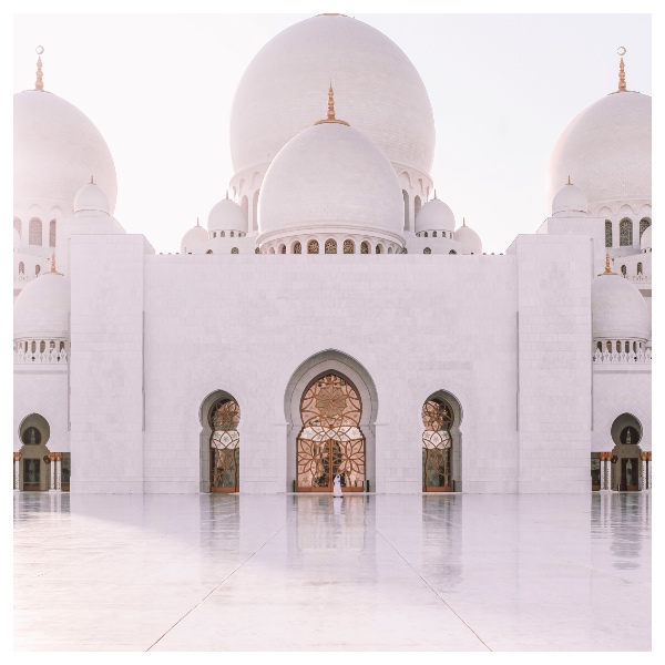 witte moskee populaire instagram filter