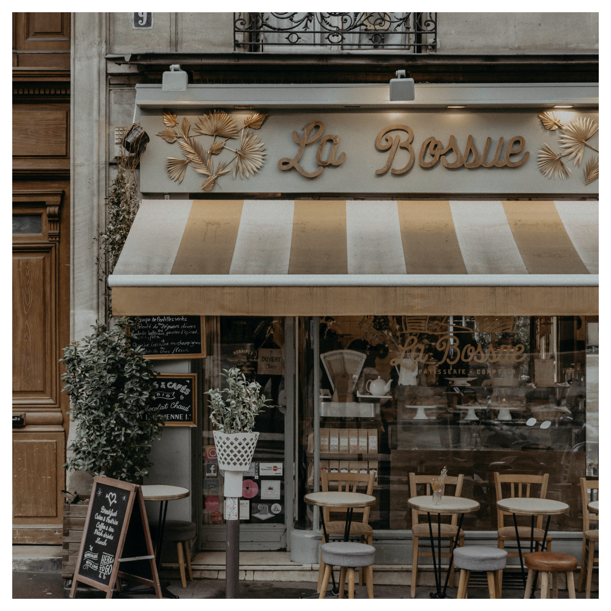 ontbijtzaak in parijs populaire ig filter