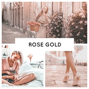 Rose gold roze populaire instagram filters