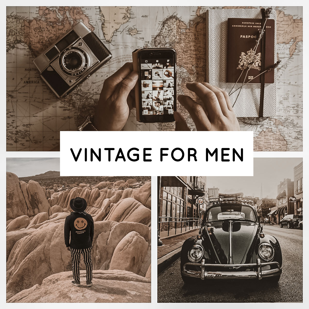 vintage for mannen lightroom presets