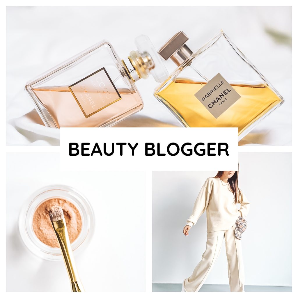 beauty blogger collage