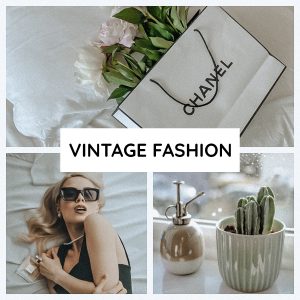presets lightroom vintage fashion polaroid style product